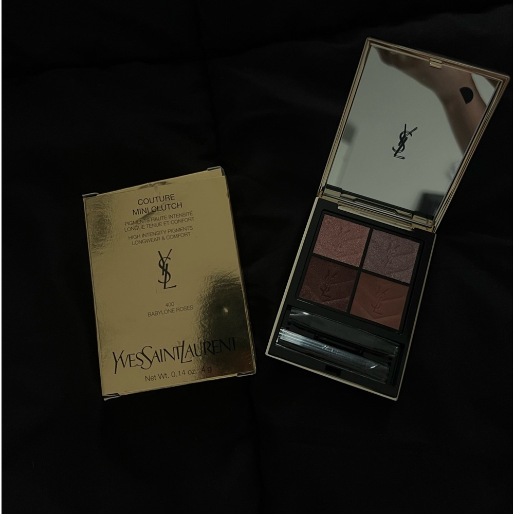 NIB YSL Couture Mini Clutch Luxury Eyeshadow Palette - 400 babylone roses